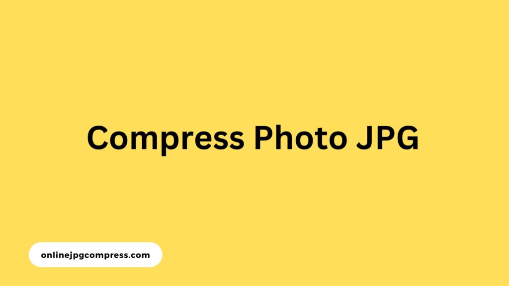 Compress Photo JPG